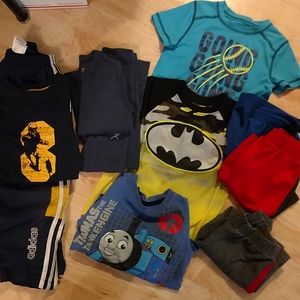 Size 4 Play Clothes, 2 t-shirts, 2 shorts, 2 pants